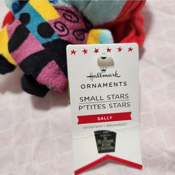 NWT Disney Hallmark Small Stars Sally Plush Ornament Nightmare before Christmas - Picture 2 of 5